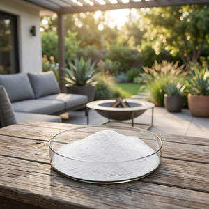 Cultural style: Modern American; Scene setting: Backyard Patio,Depth of field: moderate depth of field (~50%).